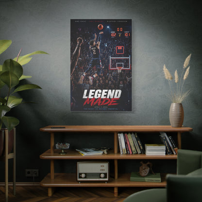 Legend Made Championship Basketball Sports Wall Art & Canvas Print