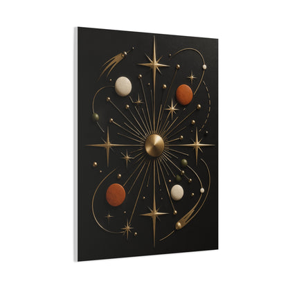 Atomic Starburst Constellation Wall Art & Canvas Print