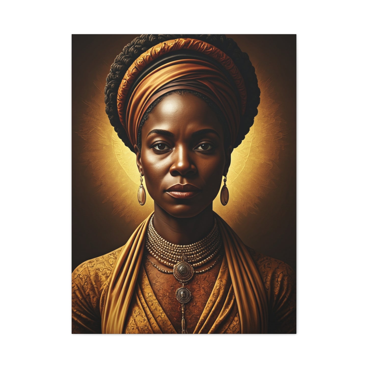Golden Heritage Queen Portrait Wall Art & Canvas Prints
