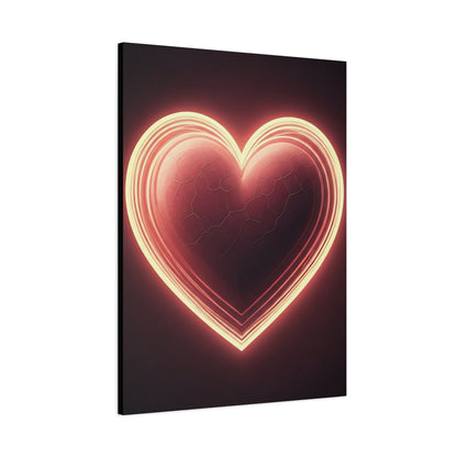 Glowing Heart Aura Wall Art & Canvas Prints