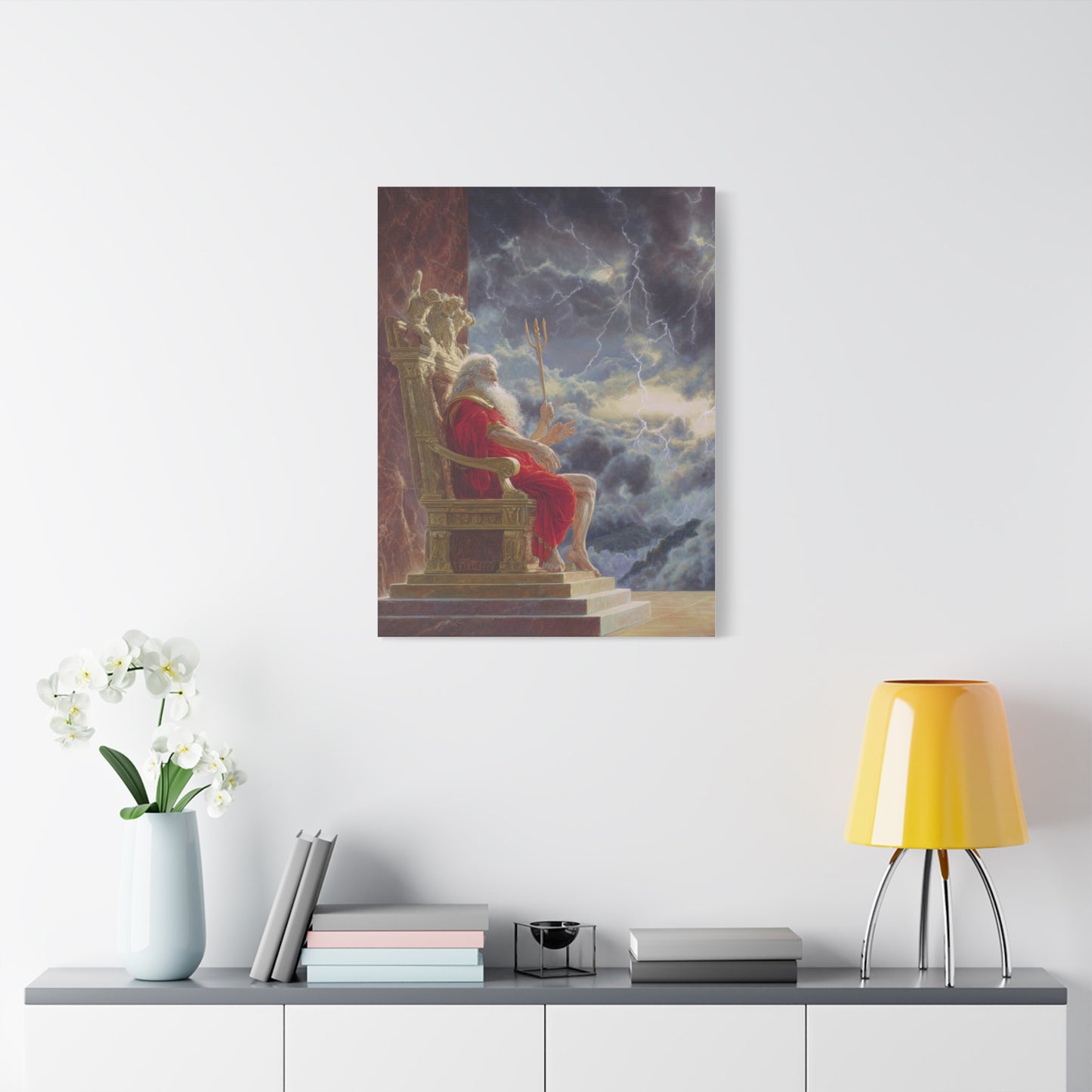Zeus King of Olympus Classical Mythology Wall Art & Canvas Print