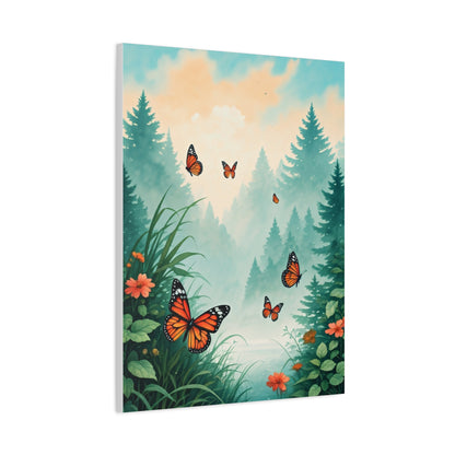 Forest Whisper Butterflies Wall Art & Canvas Prints