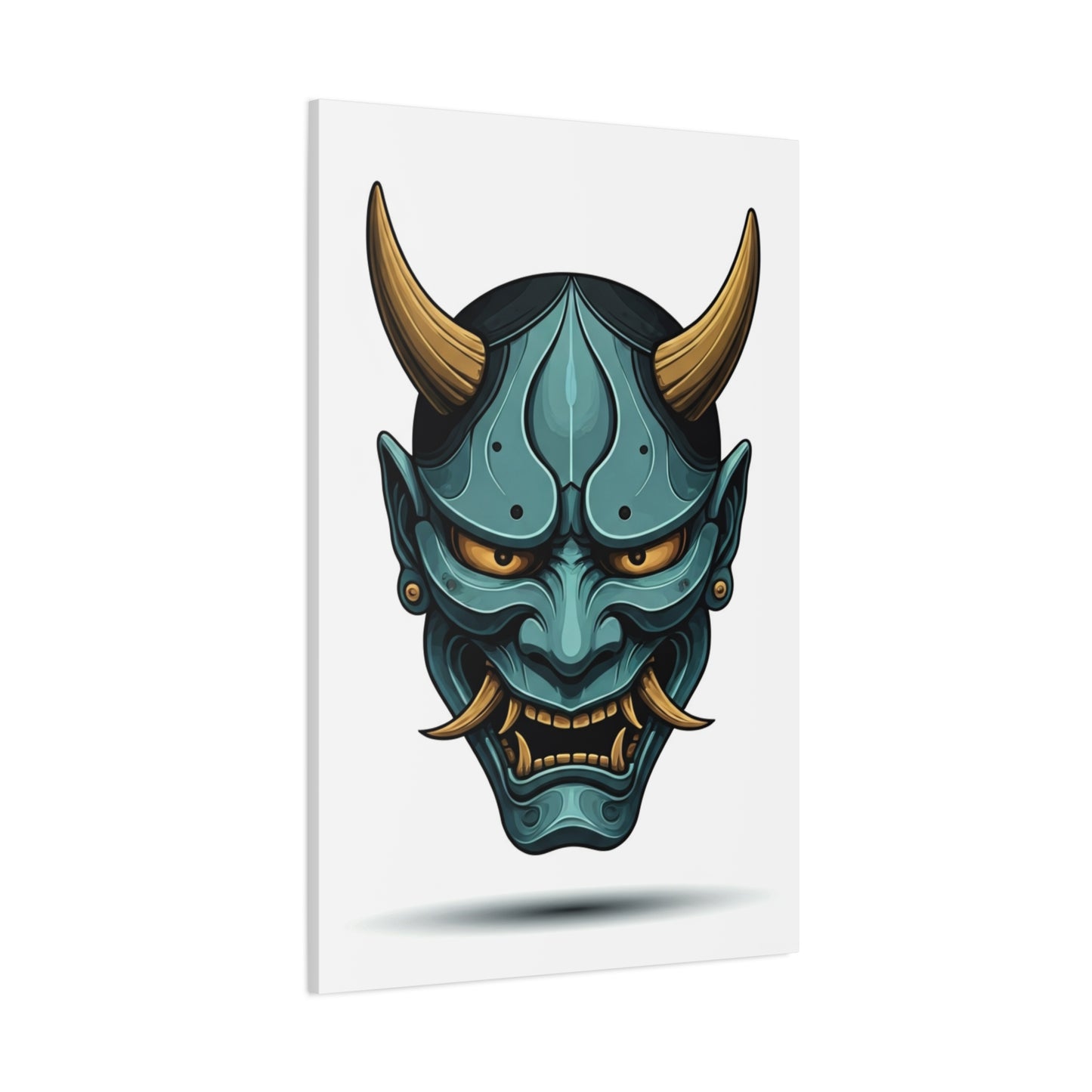 Oni Demon Mask Wall Art & Canvas Prints