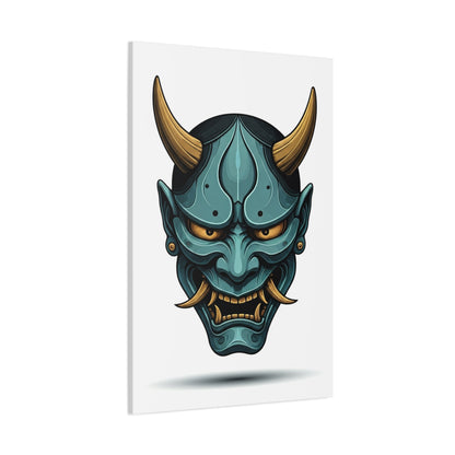 Oni Demon Mask Wall Art & Canvas Prints