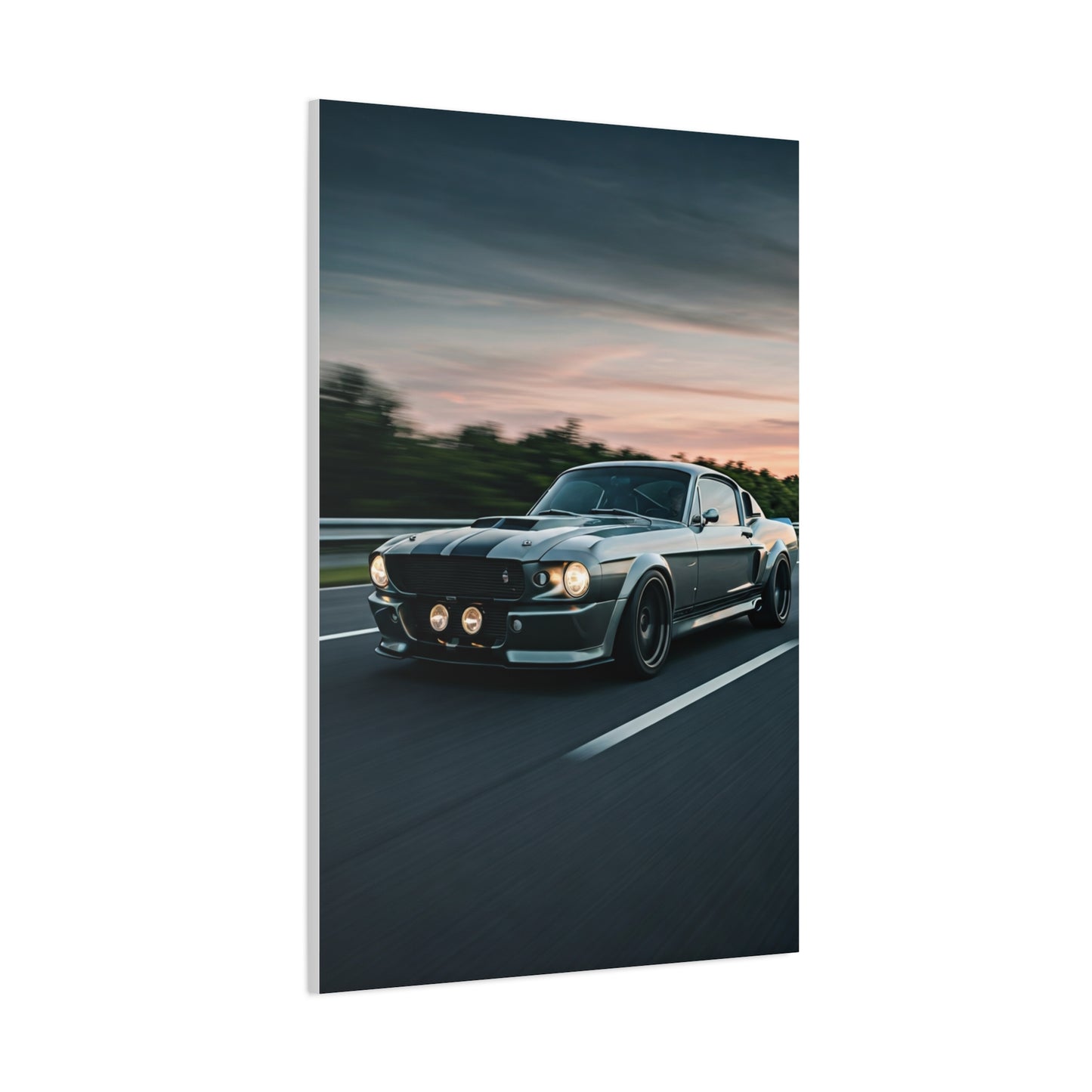 1967 Ford Mustang Shelby GT500 Restomod Highway Charge Wall Art & Canvas Prints