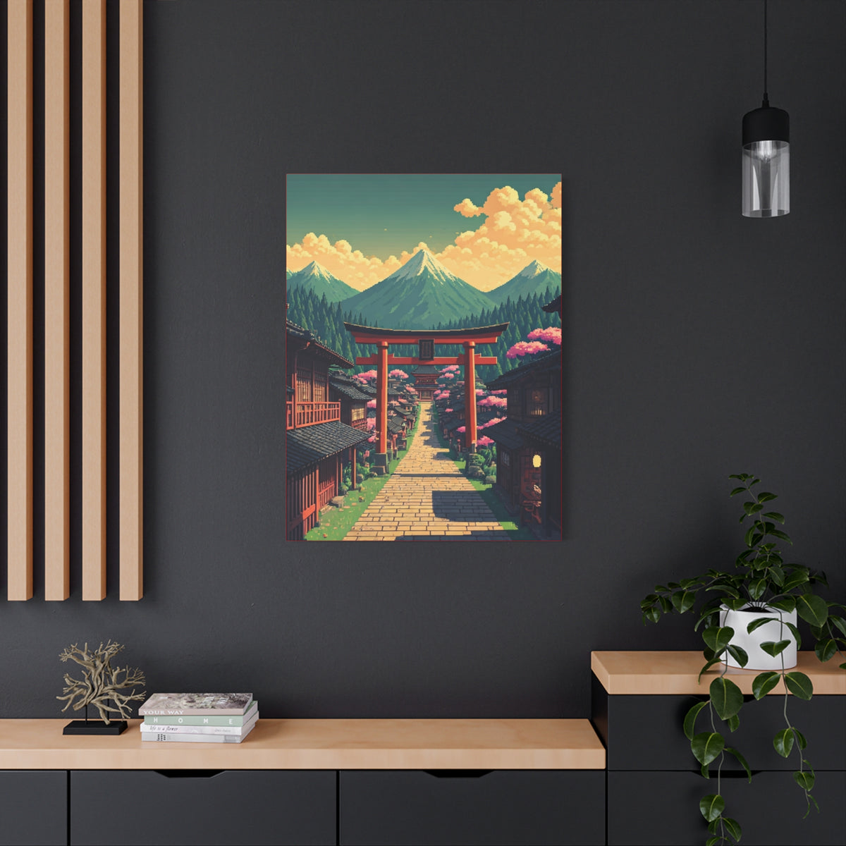 Torii Path to the Mountains Wall Art & Canvas Prints