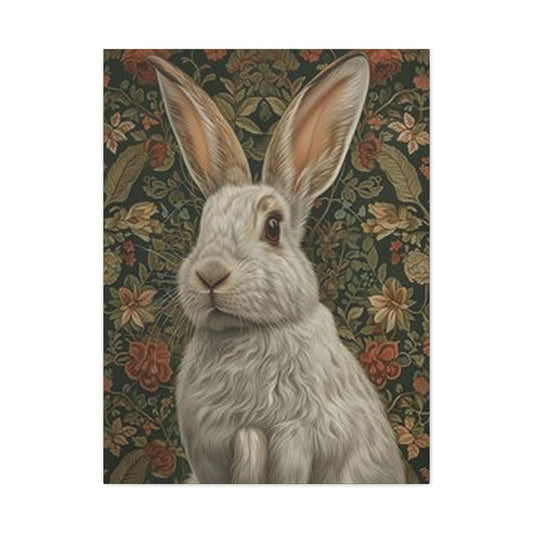 White Bunny Wall Art & Canvas Prints