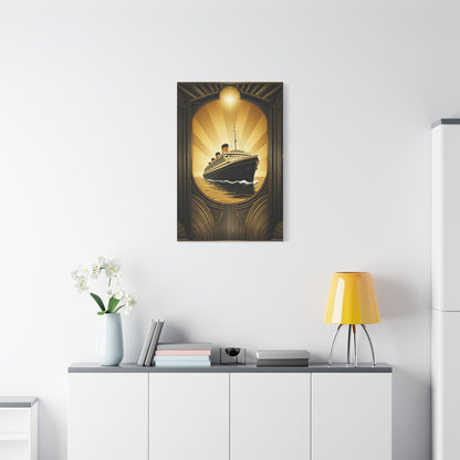 Golden Voyage Art Deco Cruise Wall Art & Canvas Prints