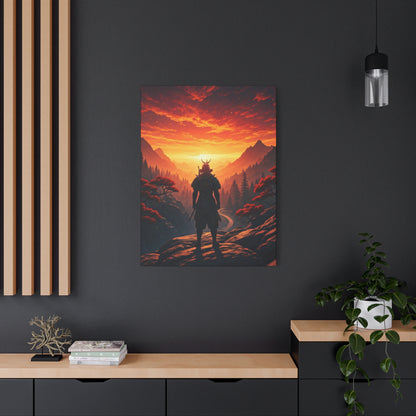 Samurai at Sunset Wall Art & Canvas Prints