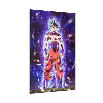 Dragon Ball Z Perfected Ultra Instinct Goku Poster Wall Art & Canvas Print