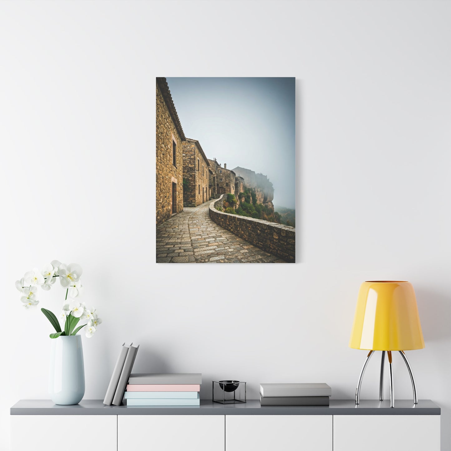 Stone Pathway Through Ancient Village Wall Art & Canvas Prints
