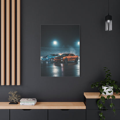 Modern Muscle vs Big Block Legend Wall Art & Canvas Prints