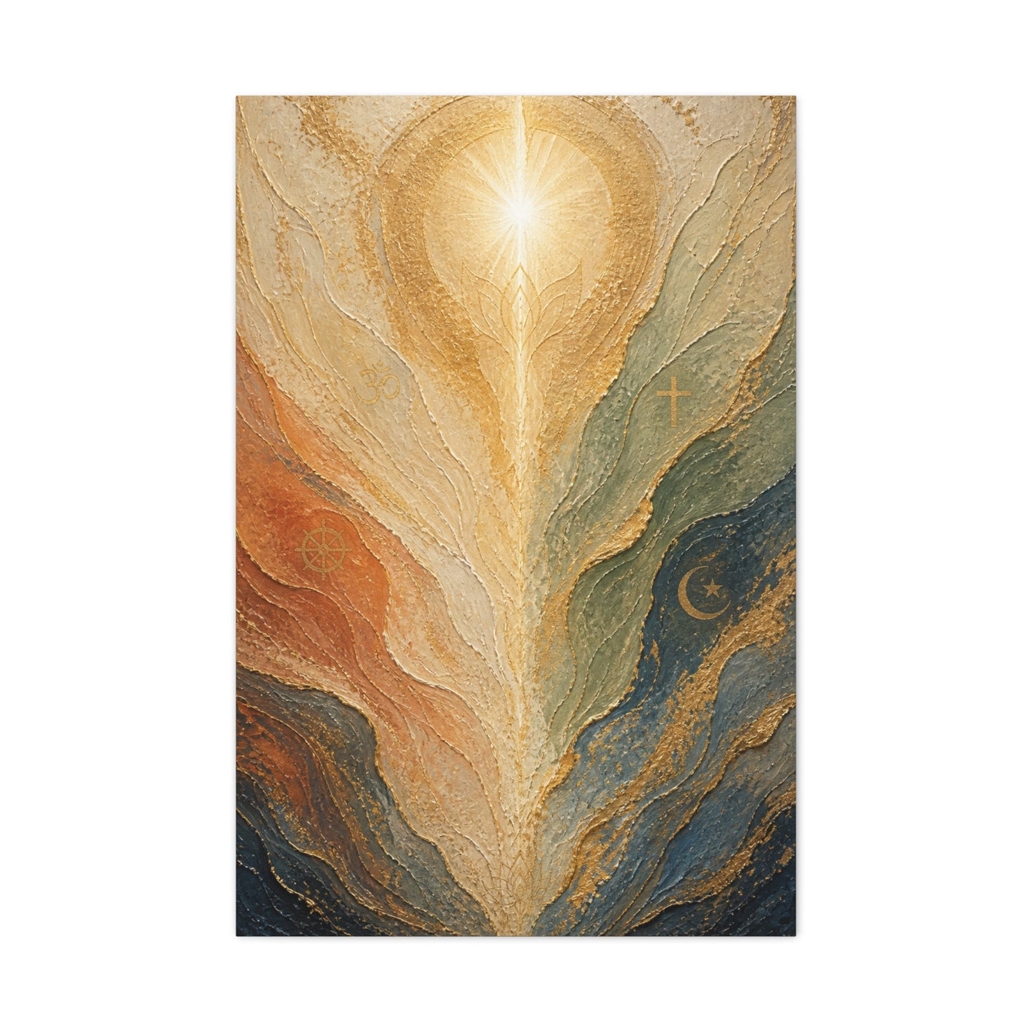 Abstract Divine Light Spiritual Wall Art & Canvas Print
