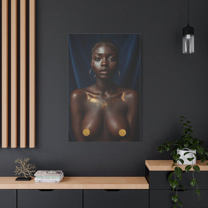 Gold Dust Portrait Study Wall Art & Canvas Print