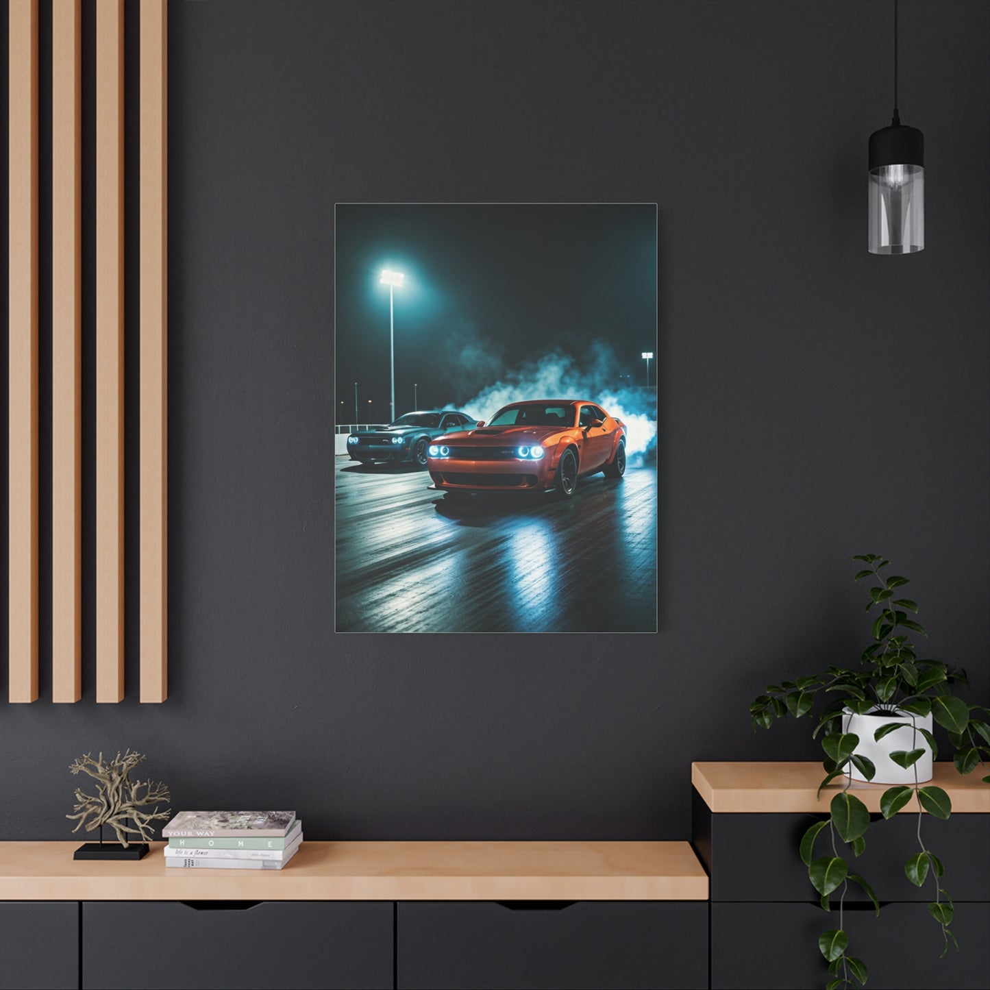 Redeye Burnout Fury – Demon 170 in the Shadows Wall Art & Canvas Prints