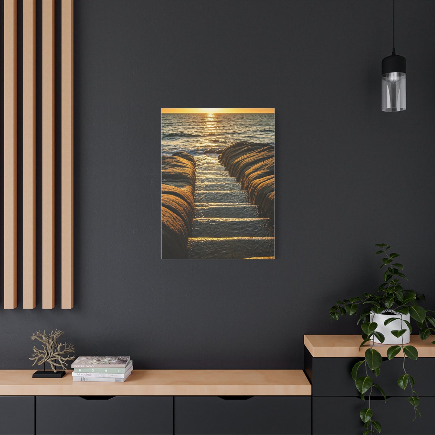 Steps Into the Sea Wall Art & Canvas Prints