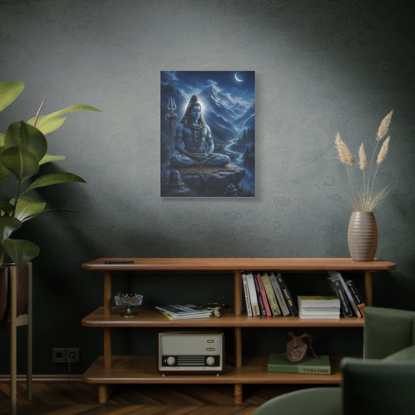 Shiva Himalayan Meditation Wall Art & Canvas Print