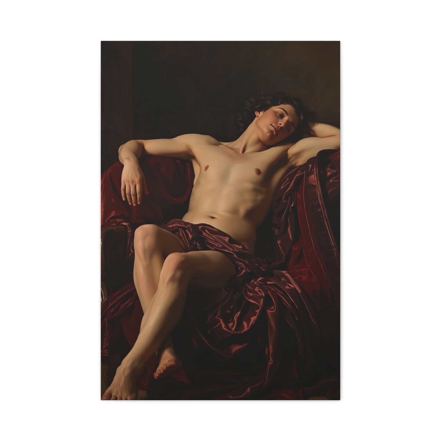 Classical Draped Male Figure Wall Art & Canvas Print