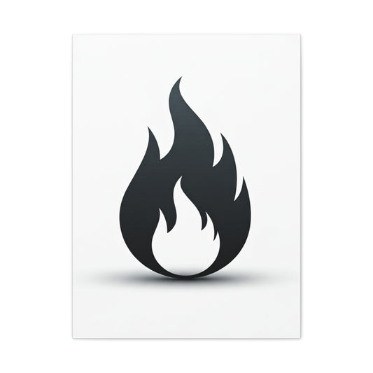 Minimal Flame Wall Art & Canvas Prints