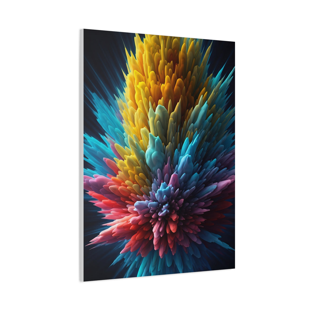 Vibrant Energy Bloom Abstract Wall Art & Canvas Prints