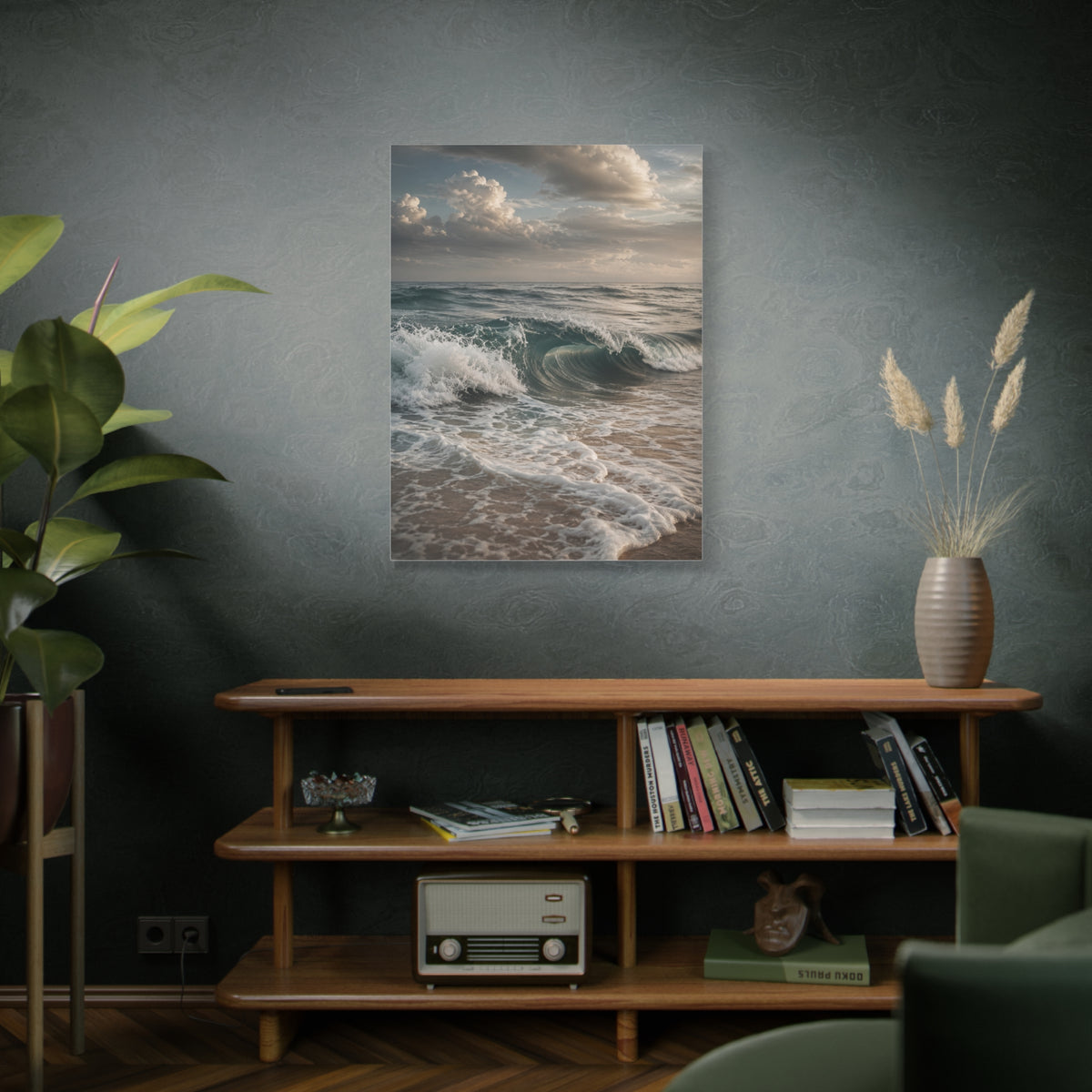 Rolling Shoreline Ocean Curl Wall Art & Canvas Print