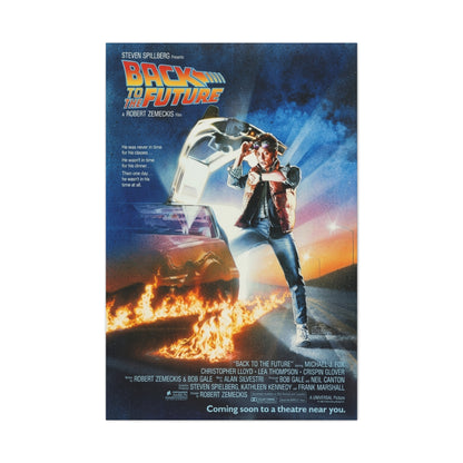 Back to the Future Movie Poster Wall Art & Canvas Print