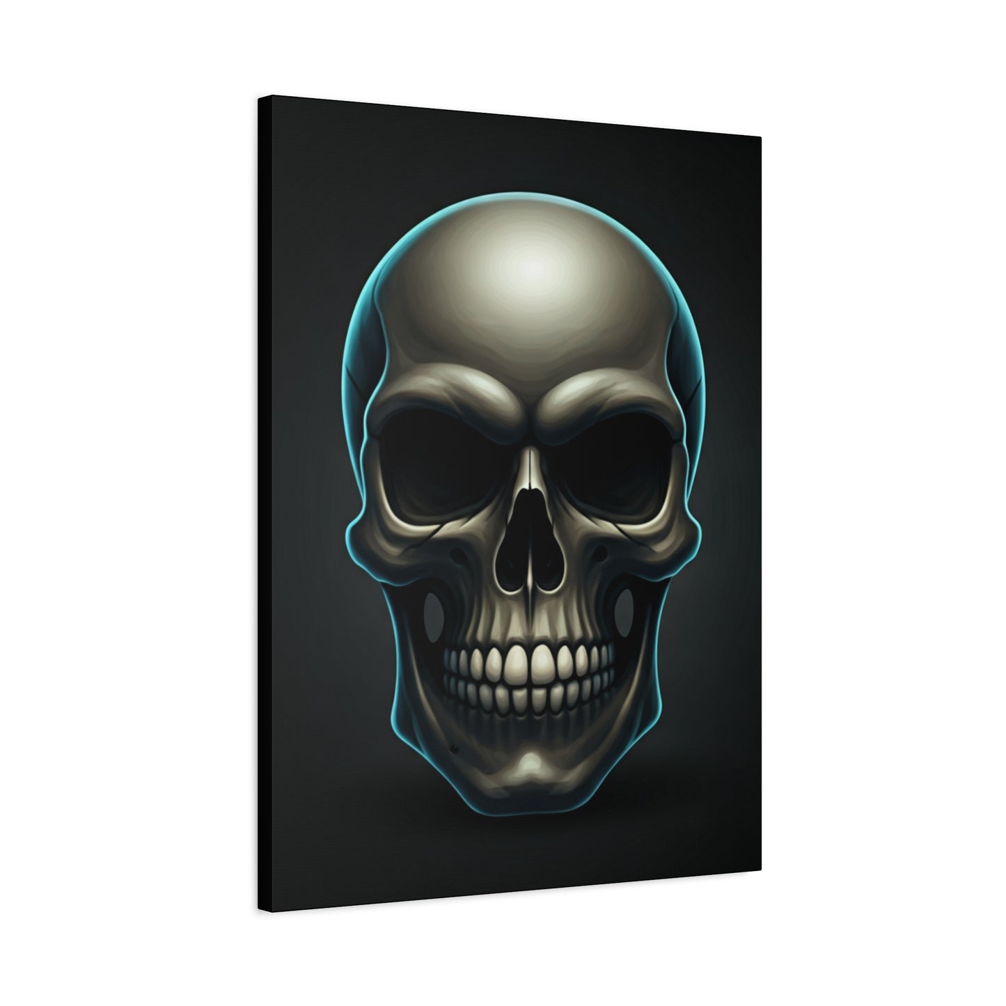 Neon Skull Dominion Wall Art & Canvas Print
