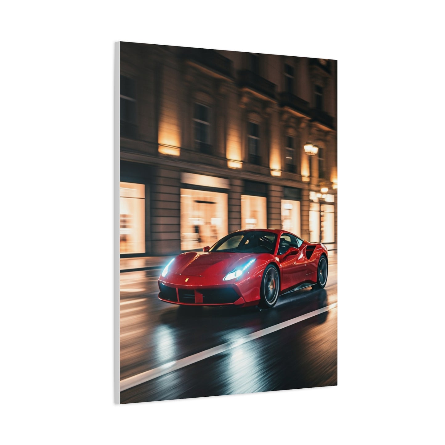 Ferrari 488 GTB City Boulevard Elegance Wall Art & Canvas Prints
