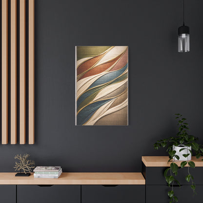Dimensional Wrapped Textile Bands Wall Art & Canvas Print