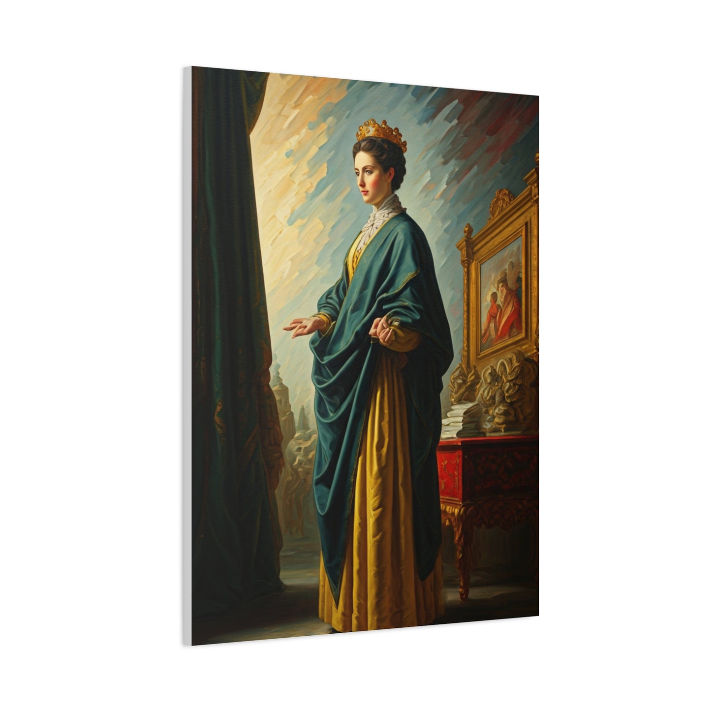 Regal Portrait of a Noblewoman Wall Art & Canvas Prints