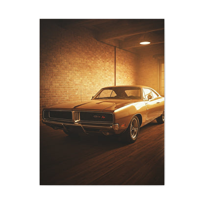 Dodge Charger R/T Restoration Garage Wall Art & Canvas Prints