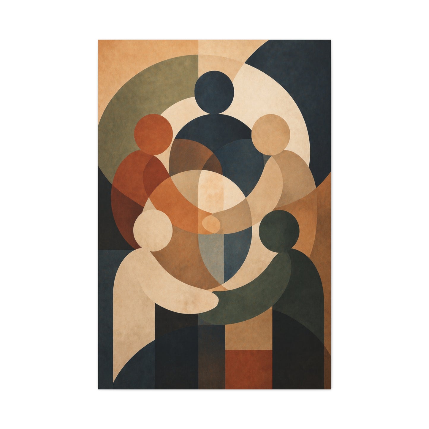 Corporate Unity Circle Composition Wall Art & Canvas Print