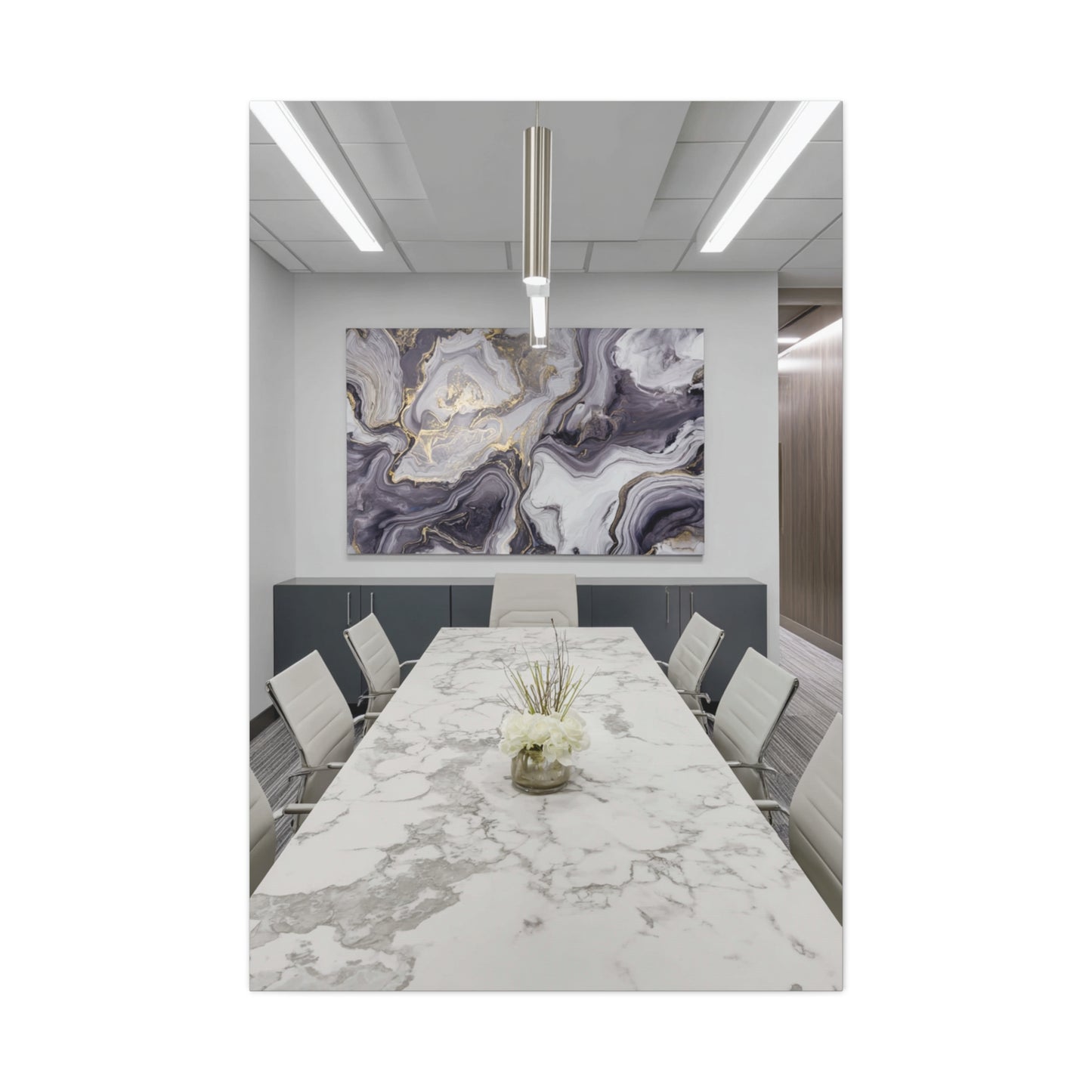Mineral Stone Inspired Law Office Conference Wall Art & Canvas Print