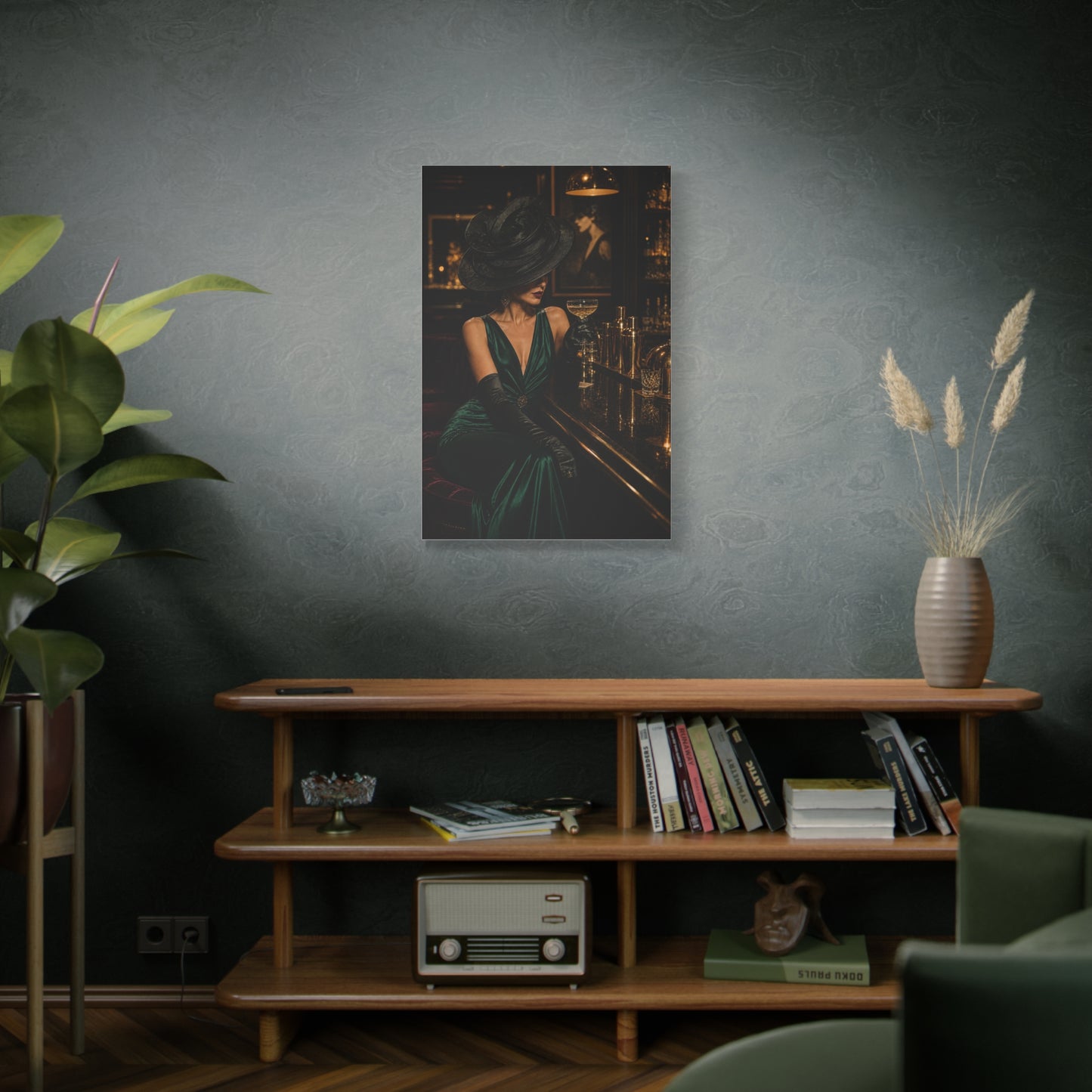 Couture Lounge Muse Portrait Wall Art & Canvas Print