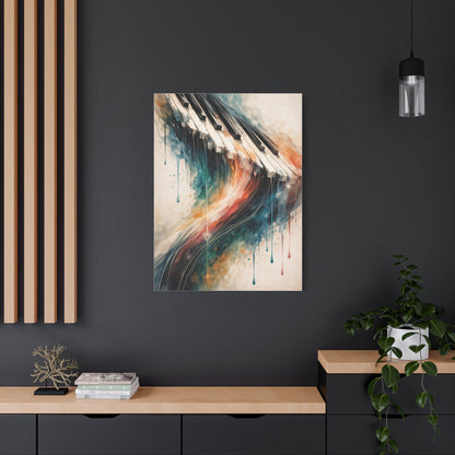 Abstract Piano Wave Flow Wall Art & Canvas Print