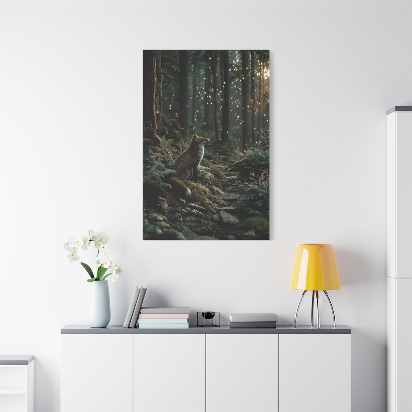Enchanted Forest Fox Wall Art & Canvas Print