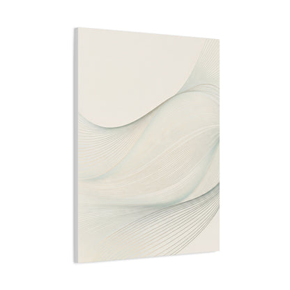 Soft Ivory Flow Texture Wall Art & Canvas Prints