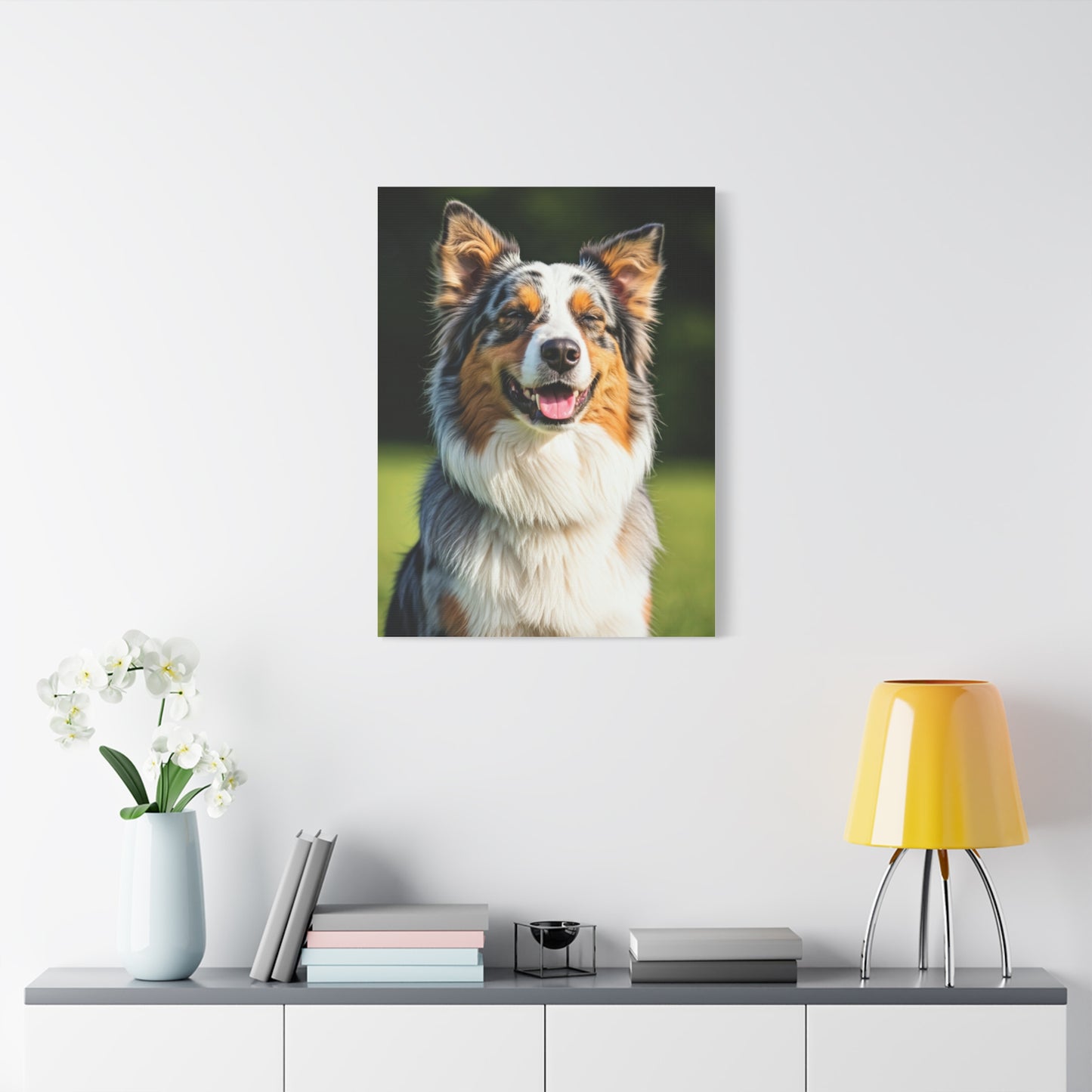 Bright Meadow Aussie Smile Wall Art & Canvas Print