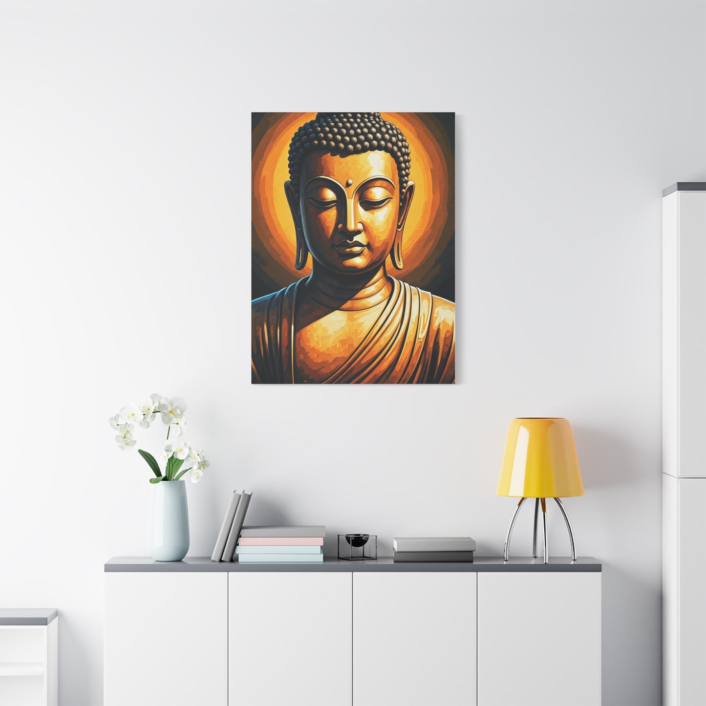 Enlightened Aura Buddha Canvas