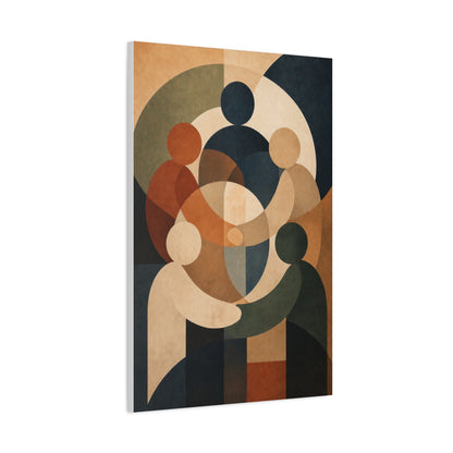 Corporate Unity Circle Composition Wall Art & Canvas Print
