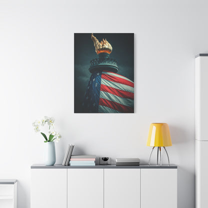 Torch of Liberty Patriotic Monument Wall Art & Canvas Prints