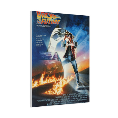 Back to the Future Movie Poster Wall Art & Canvas Print