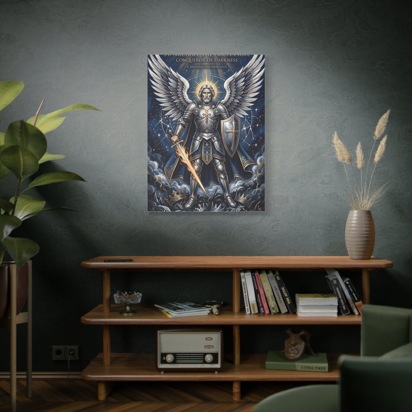 St. Michael the Archangel Celestial Warrior Wall Art & Canvas Print