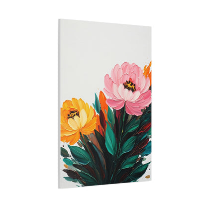 Soft Pink and Yellow Floral Wall Art & Canvas Prints