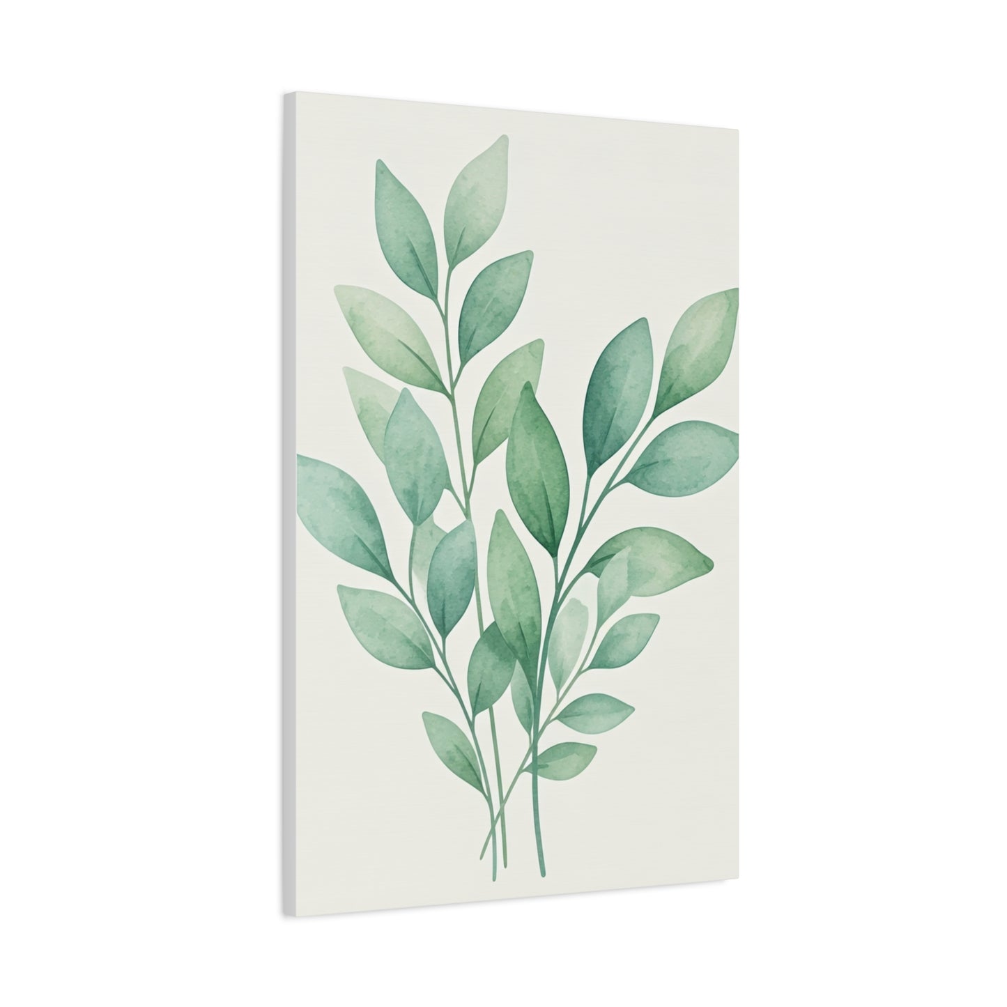 Watercolor Leaf Harmony Wall Art & Canvas Prints