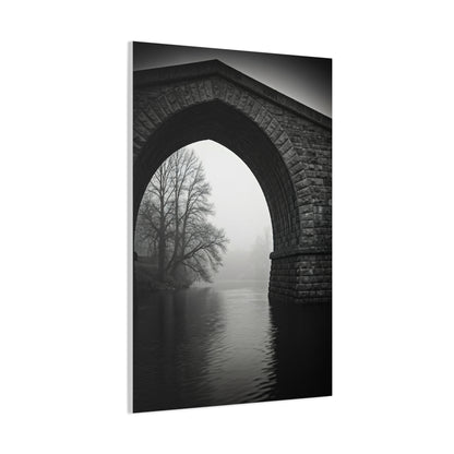 Misty Archway Bridge Scene Wall Art & Canvas Prints
