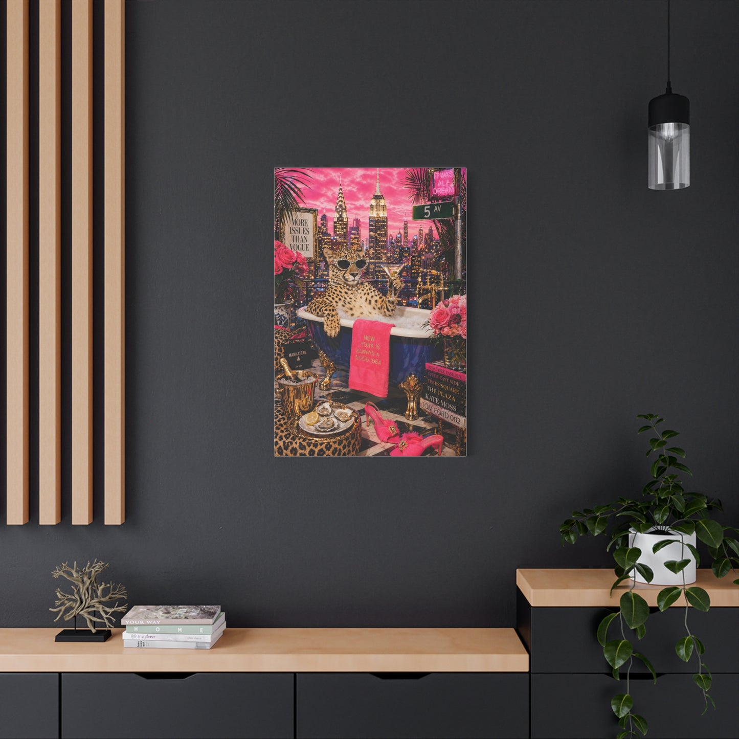 Pop Surreal NYC Luxury Scene Wall Art & Canvas Print