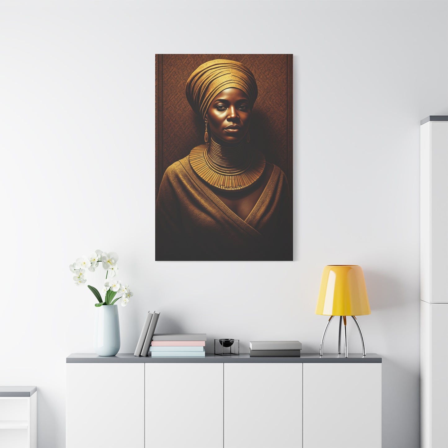 Bronze Heritage Queen Portrait Wall Art & Canvas Prints