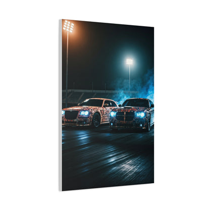 Twin Torque Launch Chrysler 300C SRT 8 vs Dodge Magnum Sleeper Wall Art & Canvas Prints