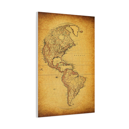 Nautical Ship Map Antique Wall Art & Canvas Prints